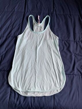 lululemon athletica Light Mint Racerback Tank Size 6
